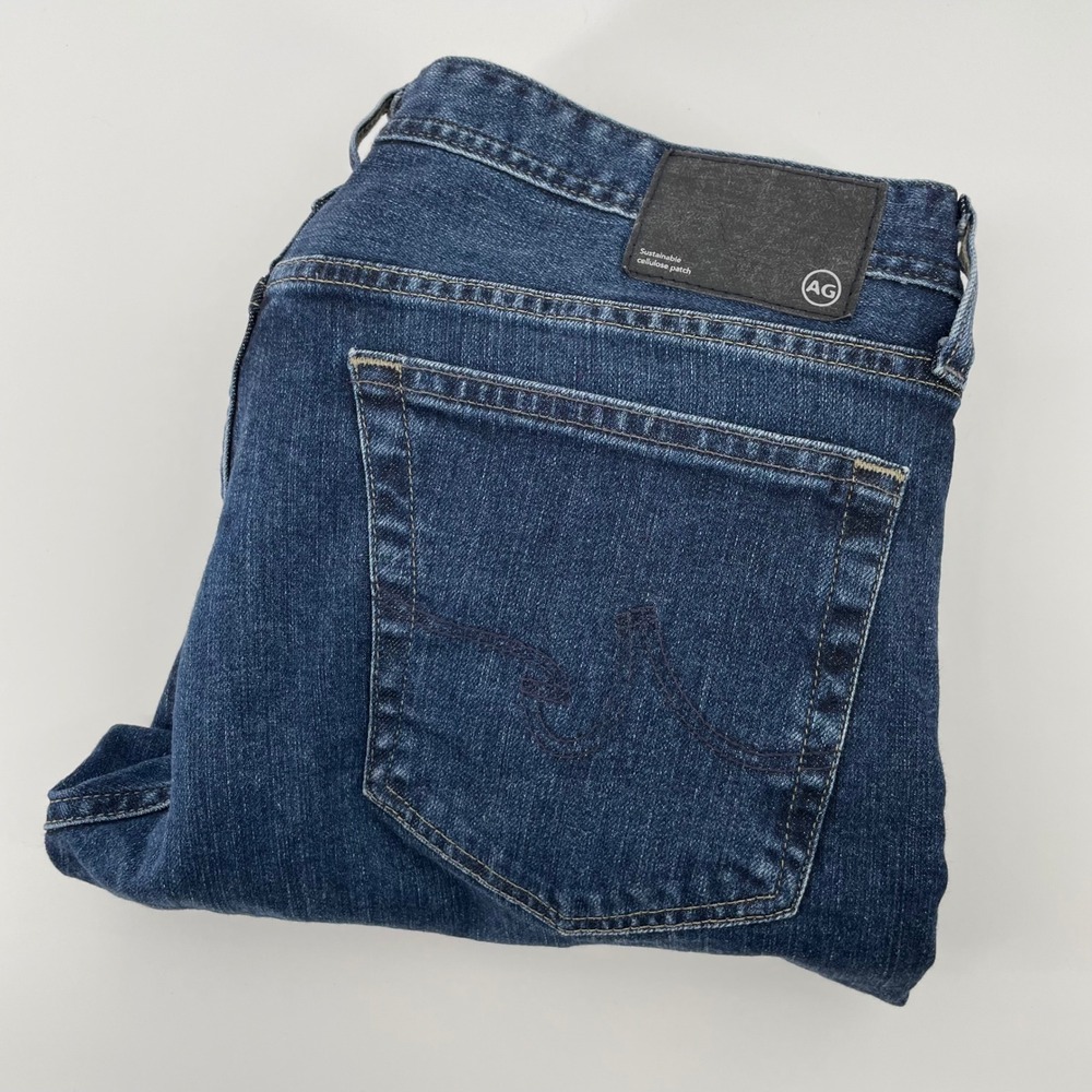 AG Adriano Goldschmied The Tellis Modern Slim Jeans Dark Wash Men's Size 36x34